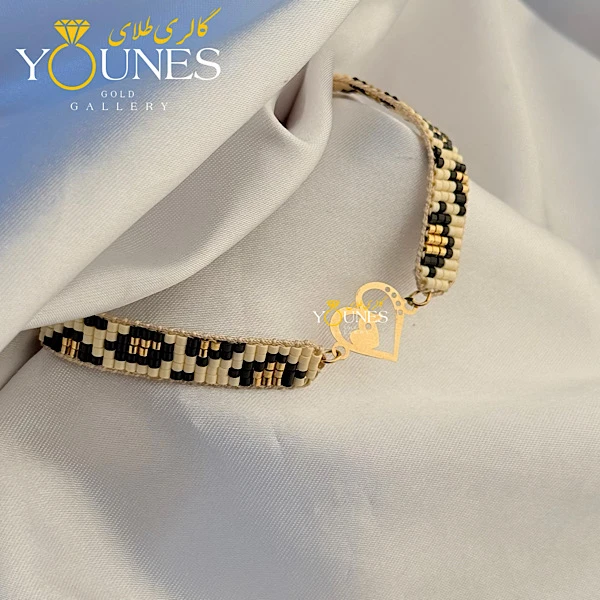 دستبند میوکی قلب مینیمال طلا
